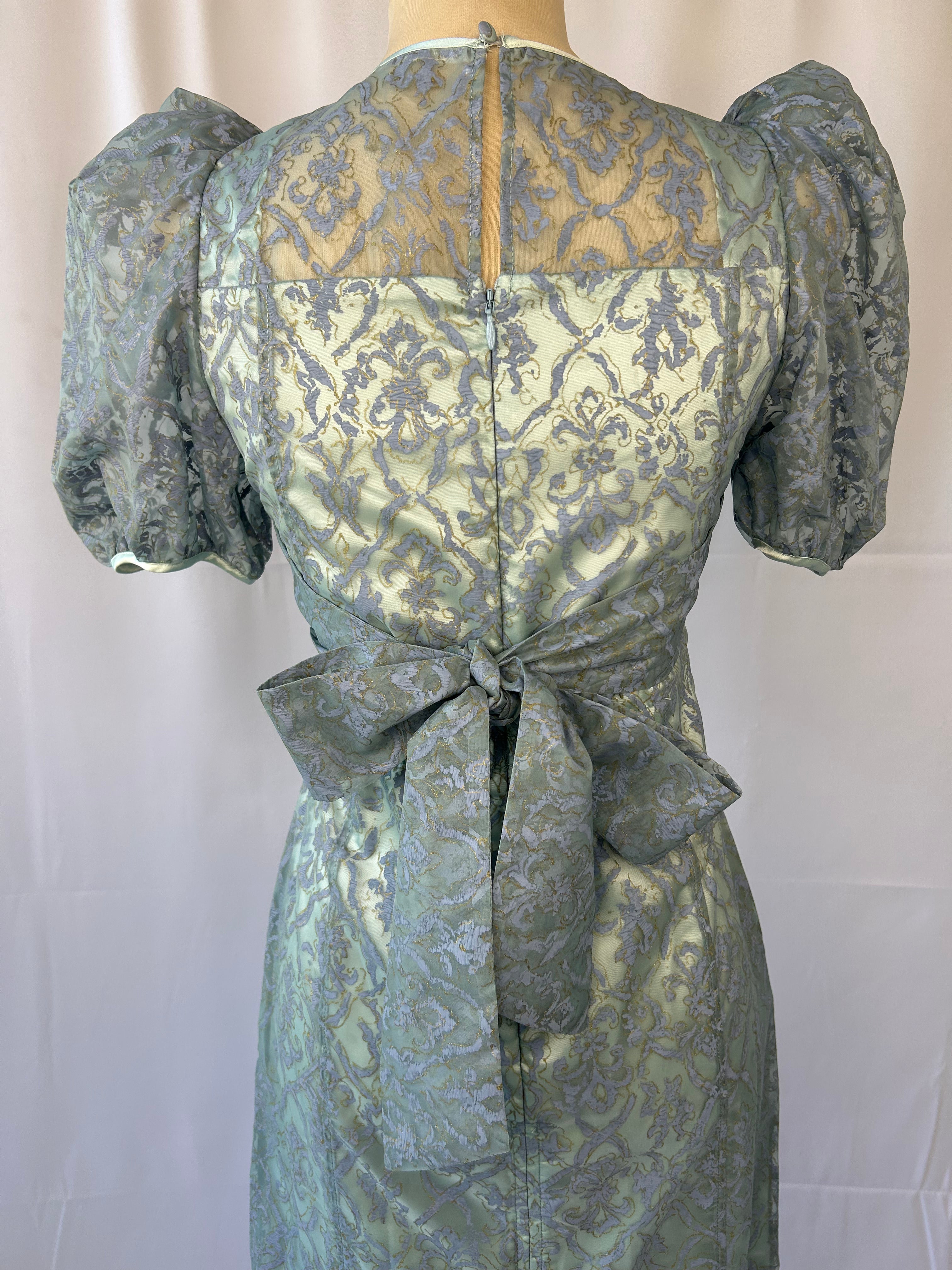 Puff-Sleeve Dress