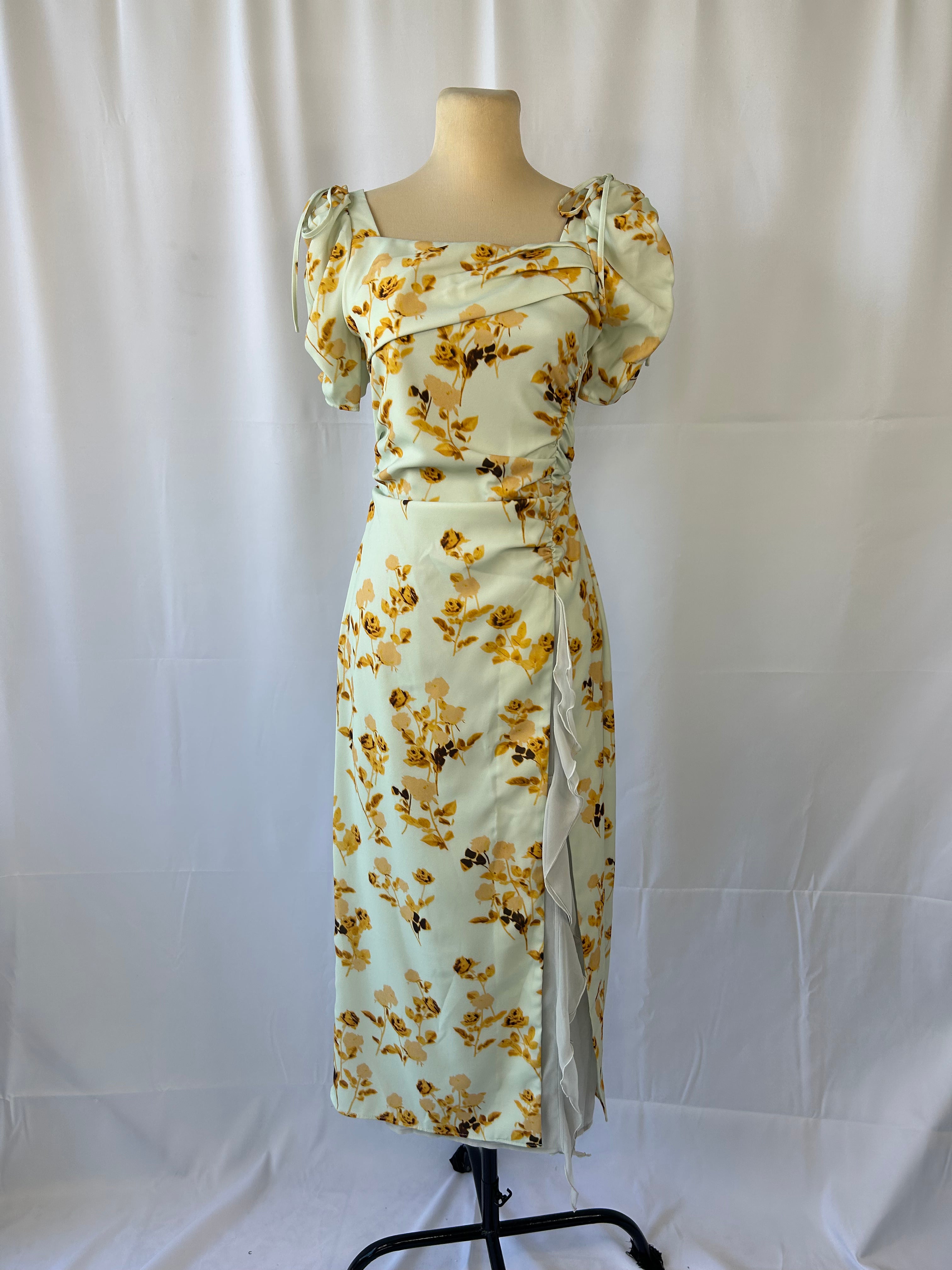 Green Floral Dress