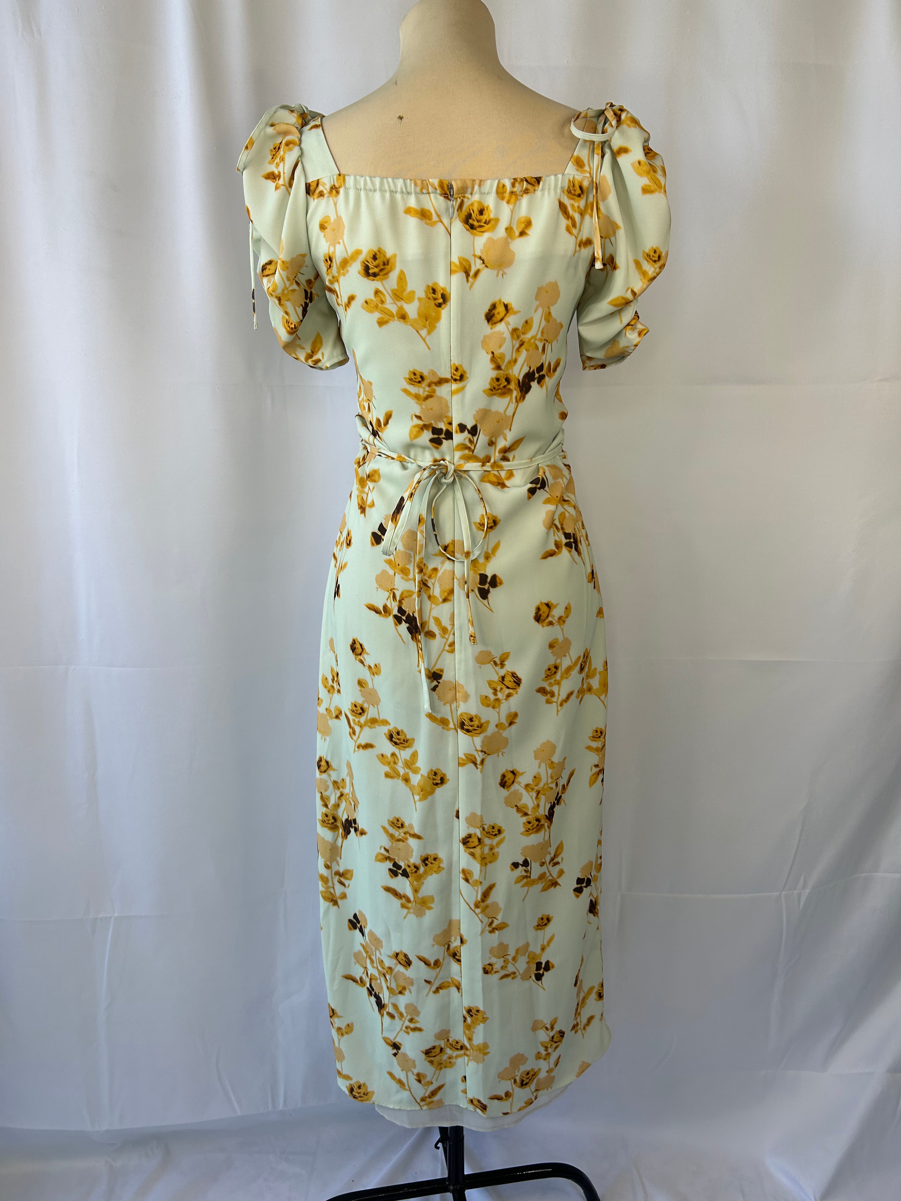 Green Floral Dress