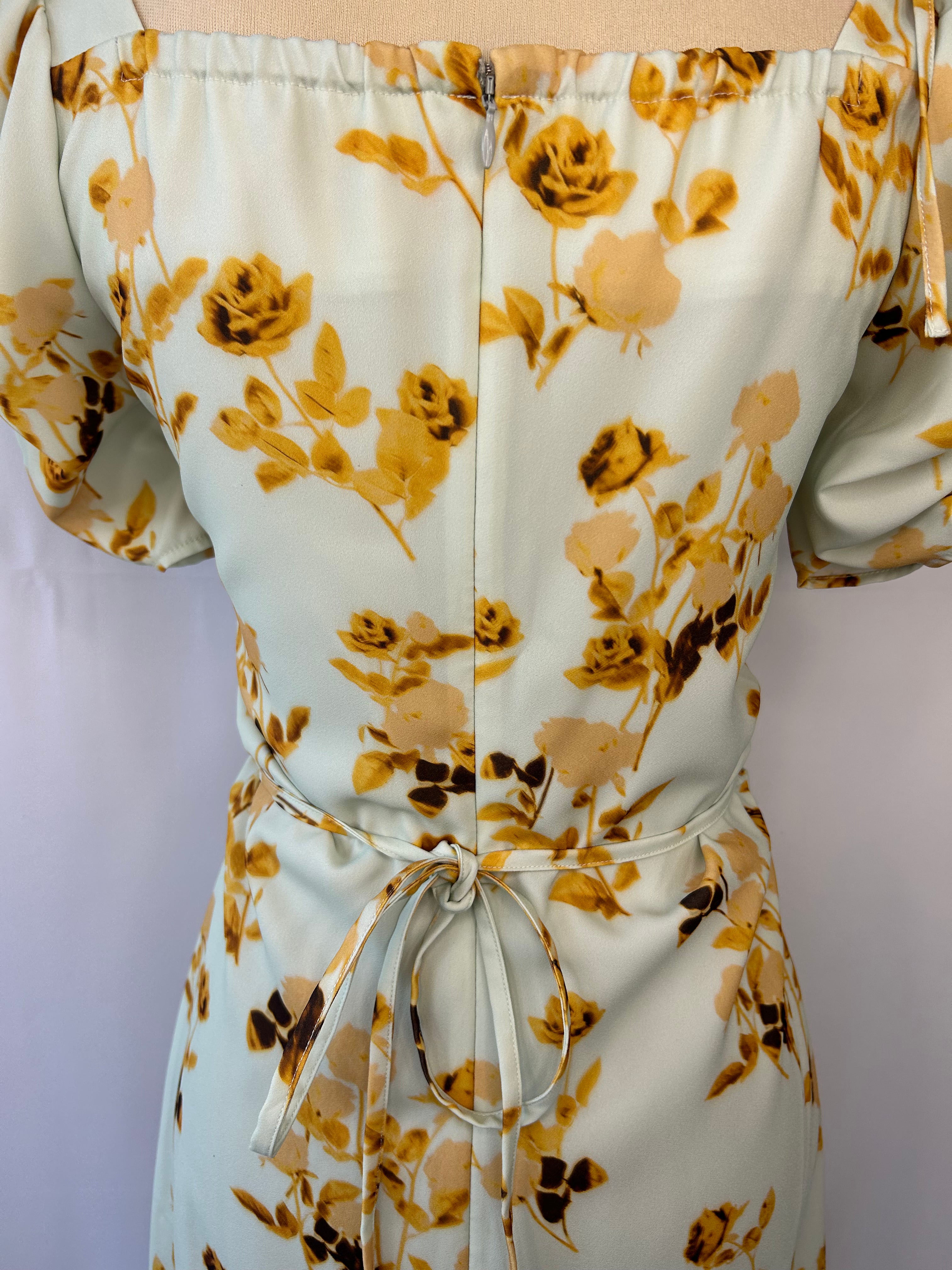 Green Floral Dress