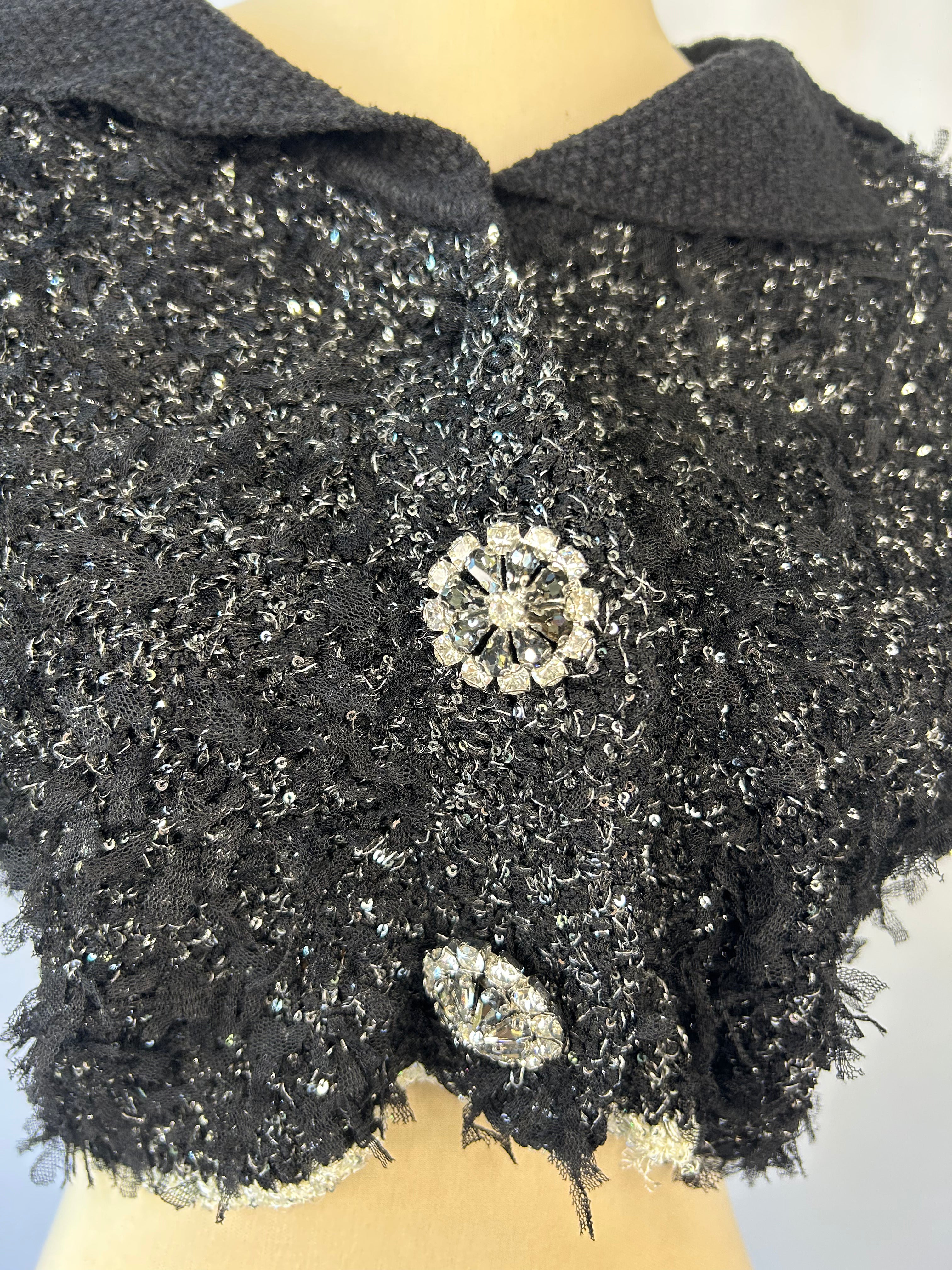 Jacket With Jeweled Buttons