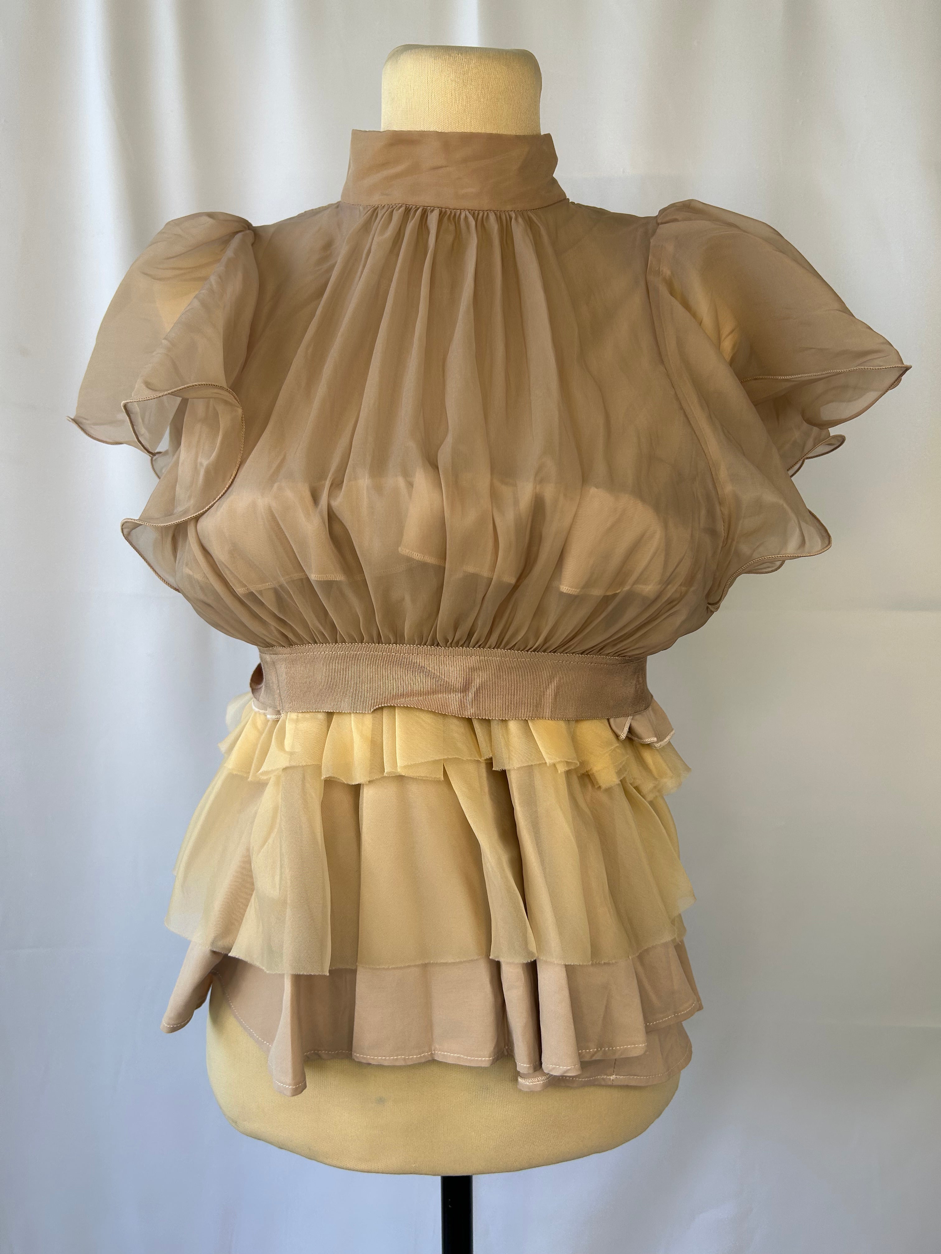 Layered Chiffon Blouse