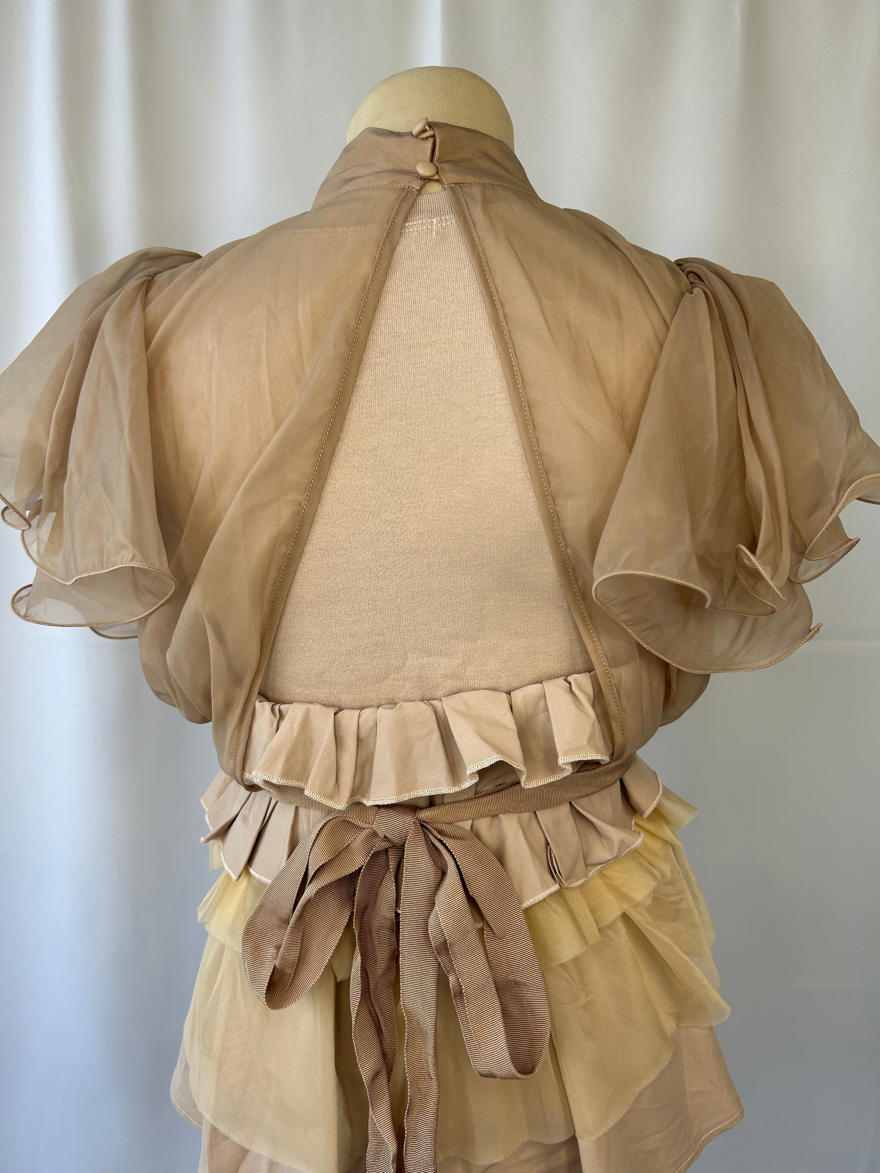 Layered Chiffon Blouse
