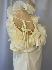 Ruffle Shoulders Top