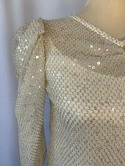 Shimmery Mesh Blouse