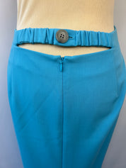 Blue Pencil Skirt