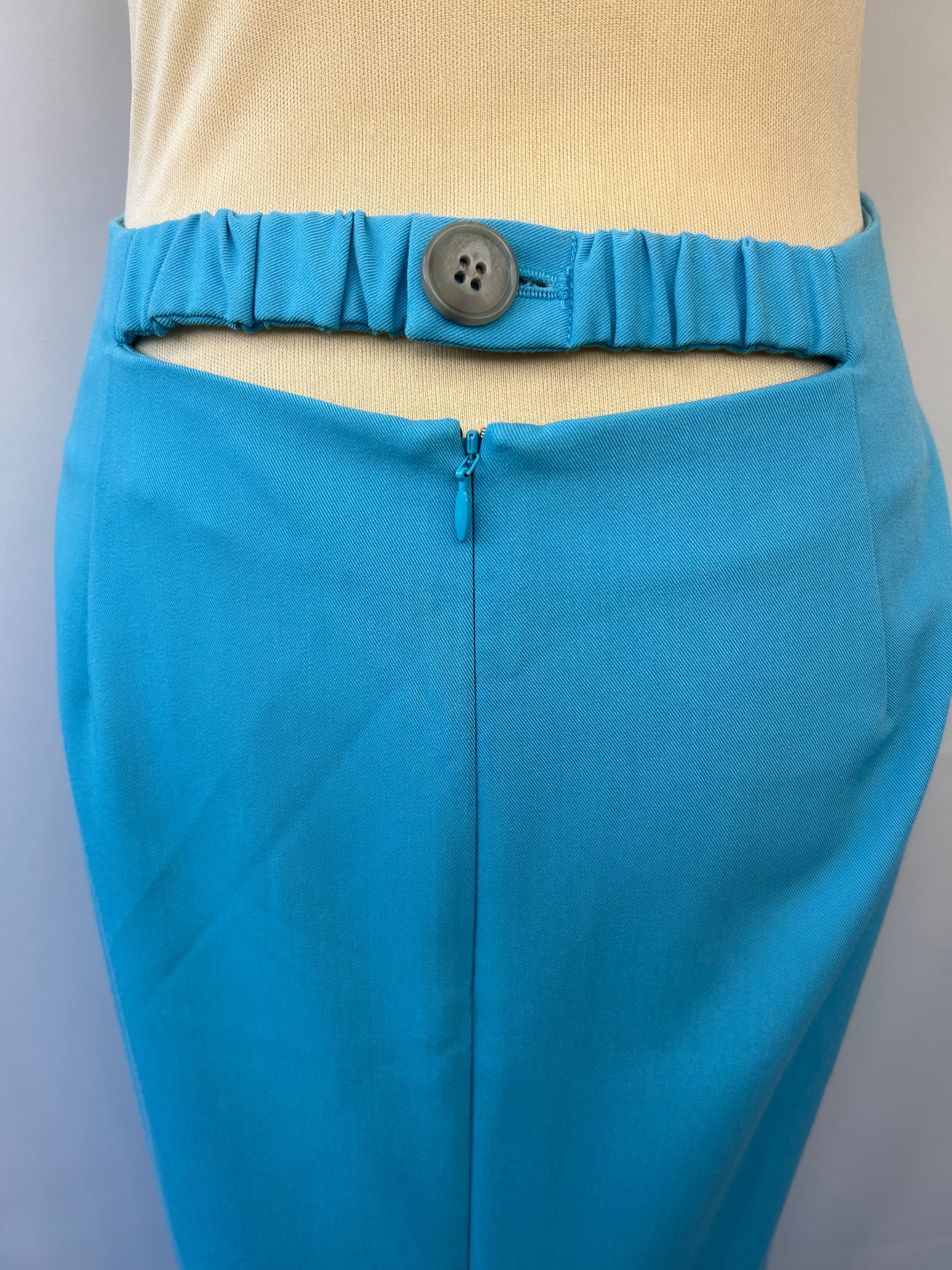 Blue Pencil Skirt