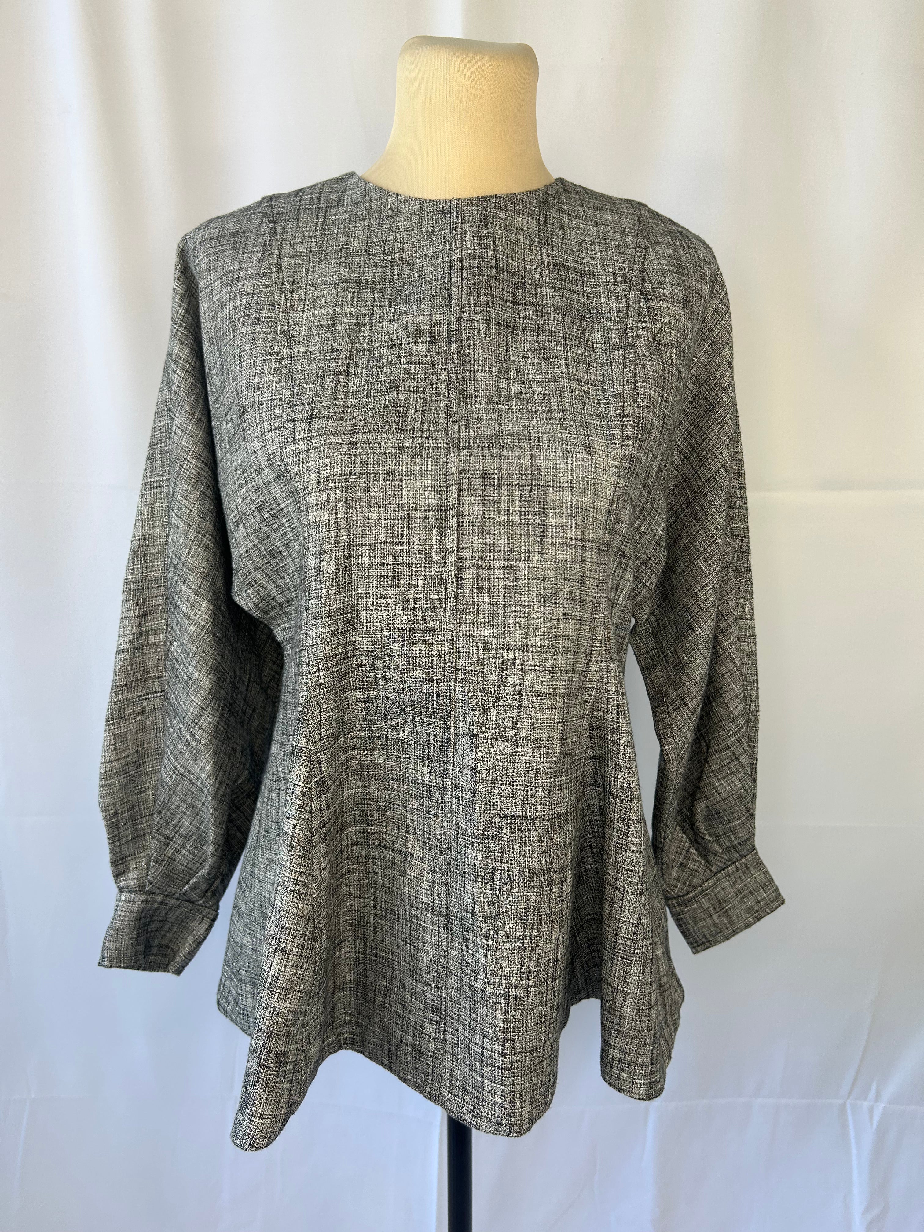 Tweed Tunic Blouse