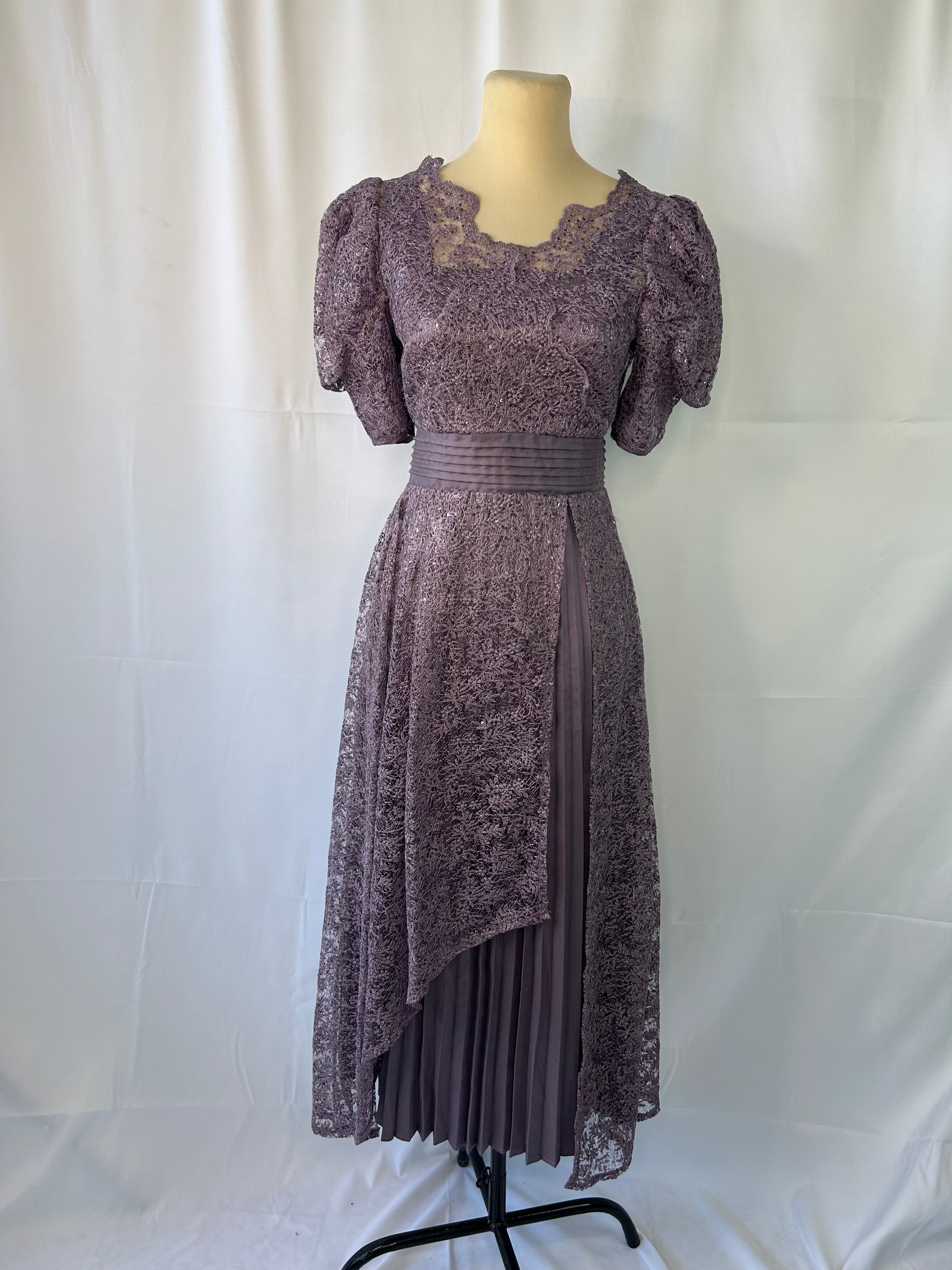 Mauve Lace Dress
