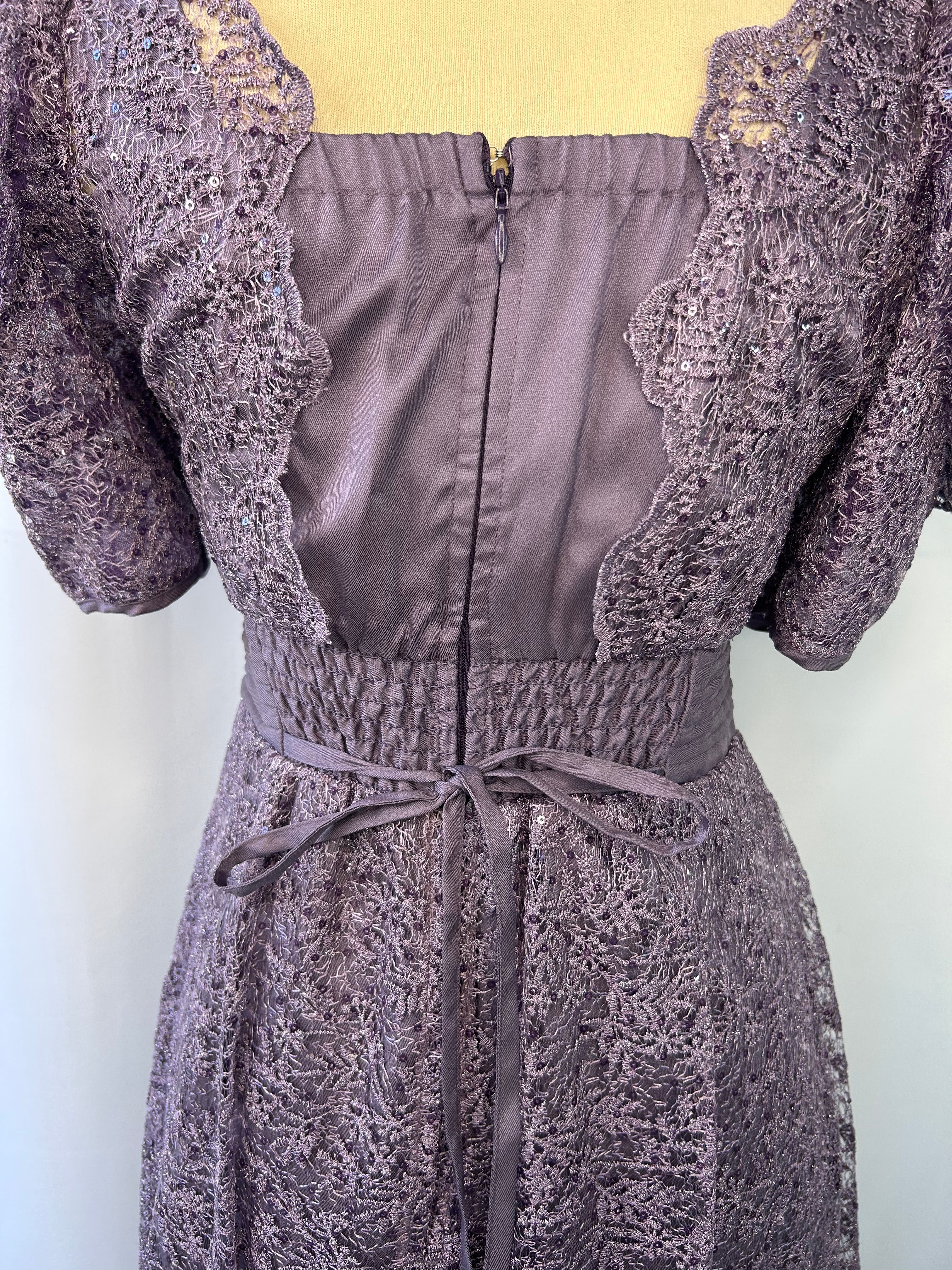 Mauve Lace Dress