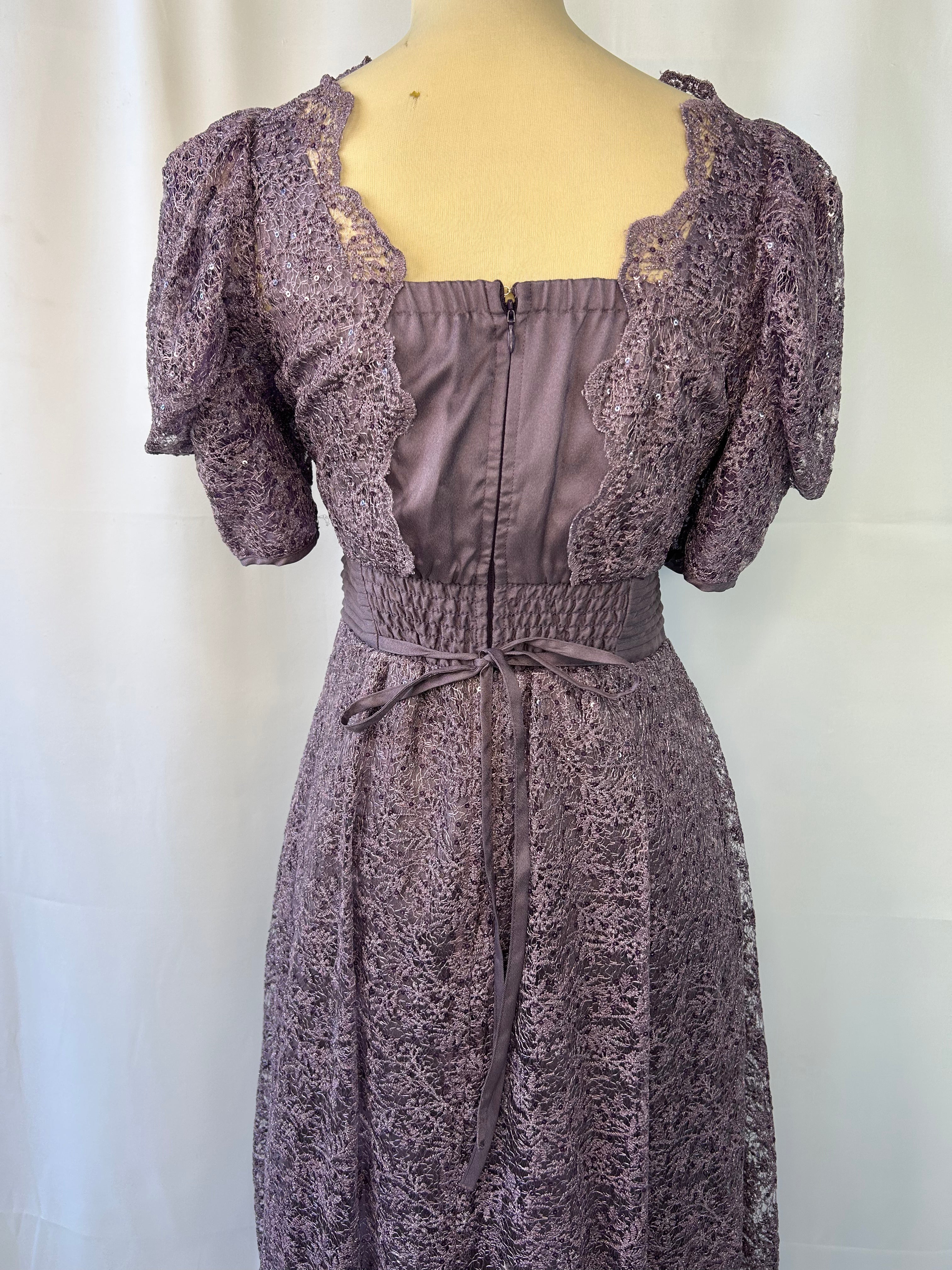 Mauve Lace Dress