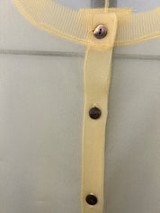 _Light Yellow Sheer Cardigan