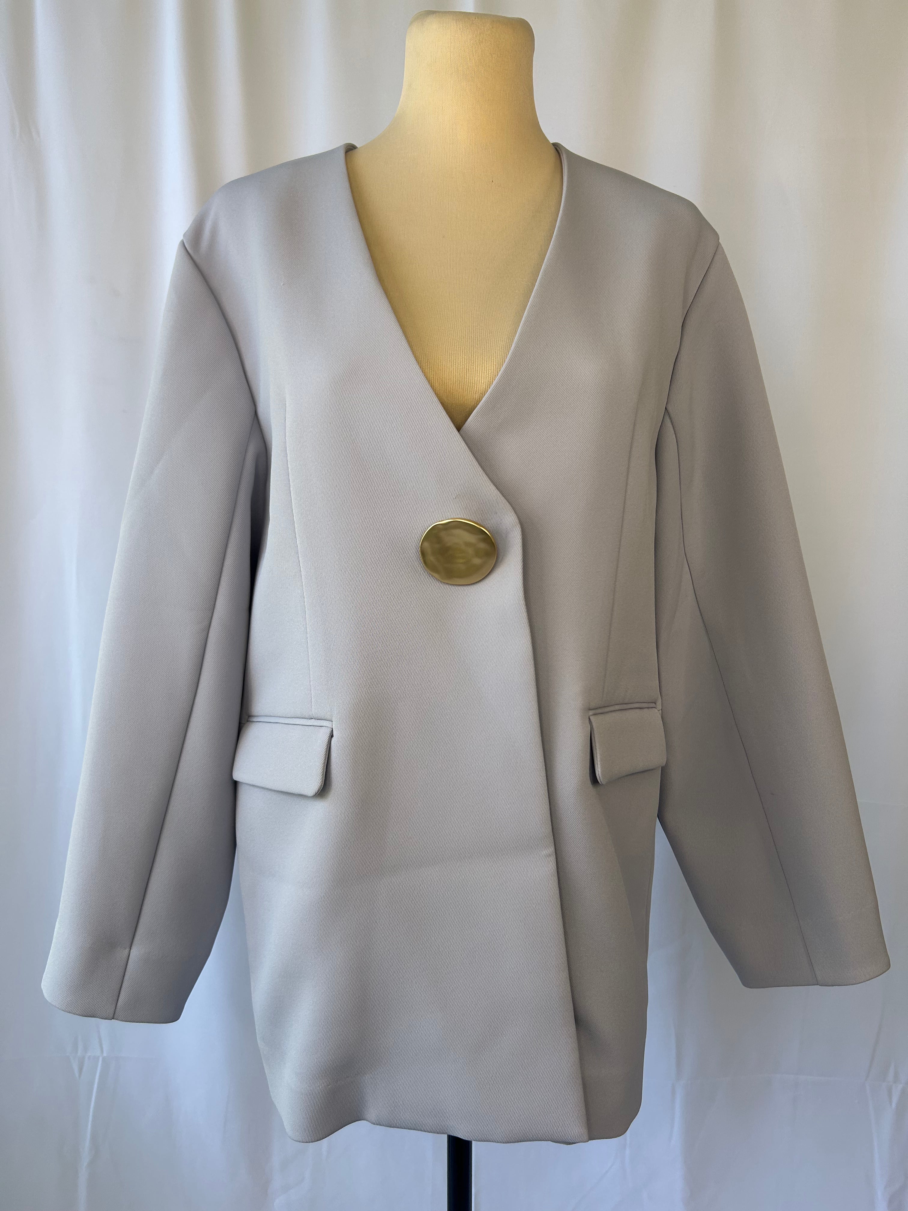 Light Blue Oversized Blazer