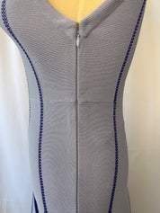 Sleeveless Light Blue Knit Dress