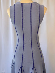 Sleeveless Light Blue Knit Dress