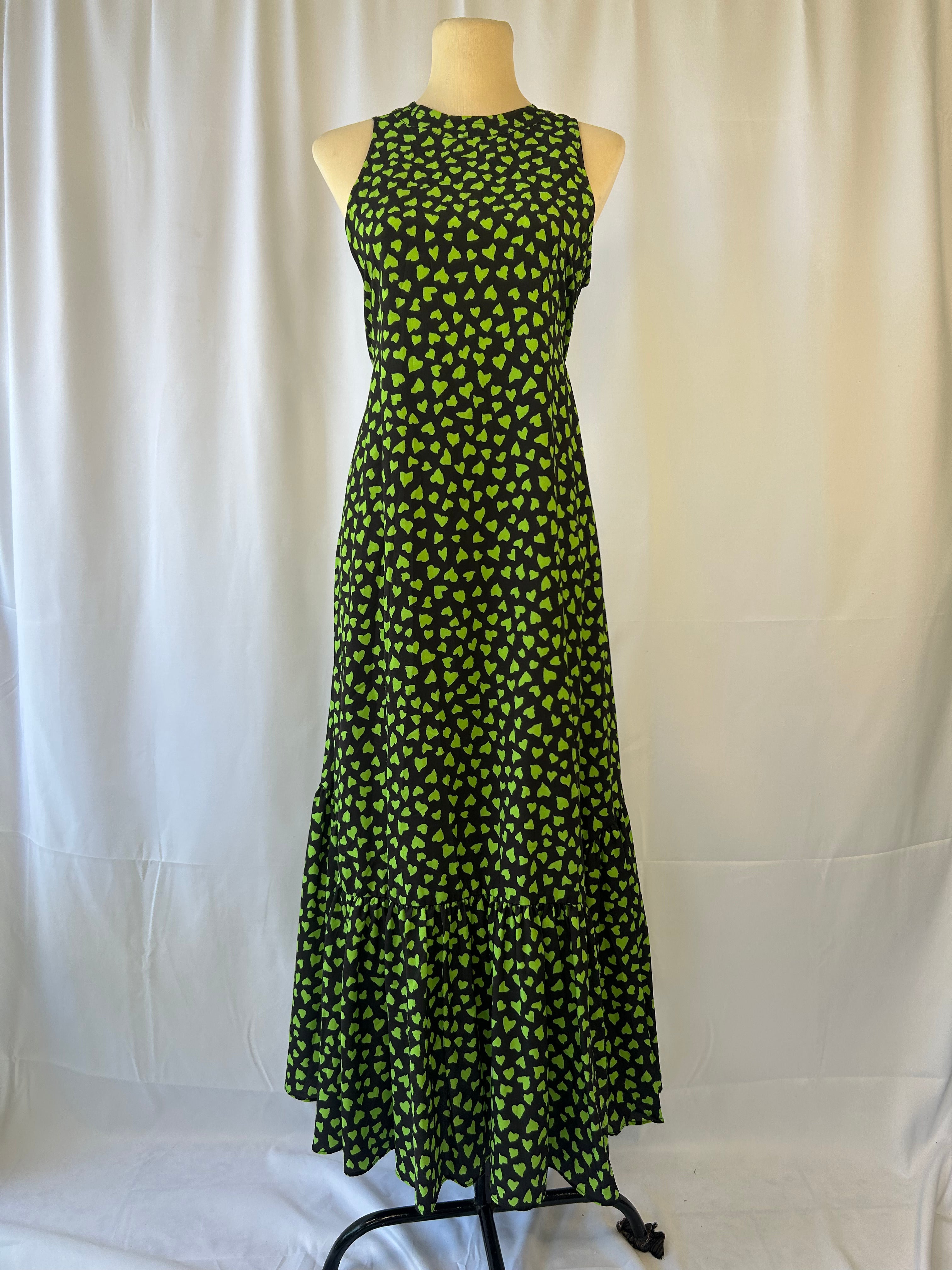 Sleeveless Flared Maxi Dress