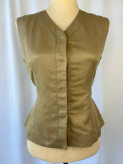 Sleeveless Tailored Top