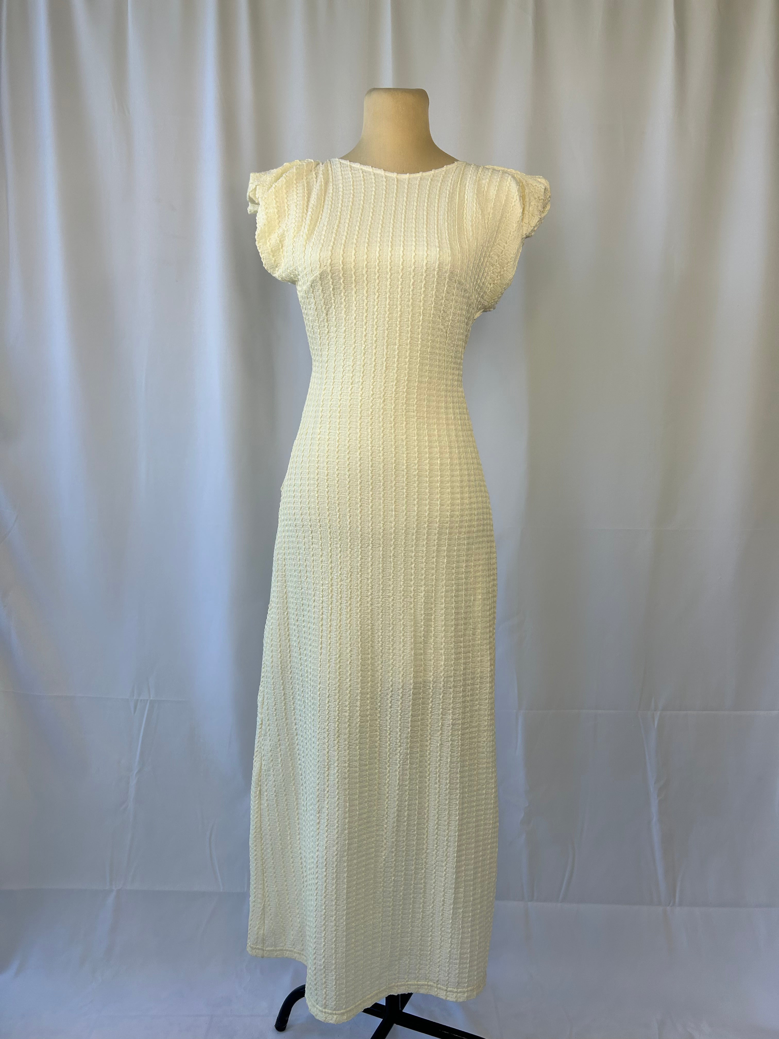 Textured Knit Maxi Dress