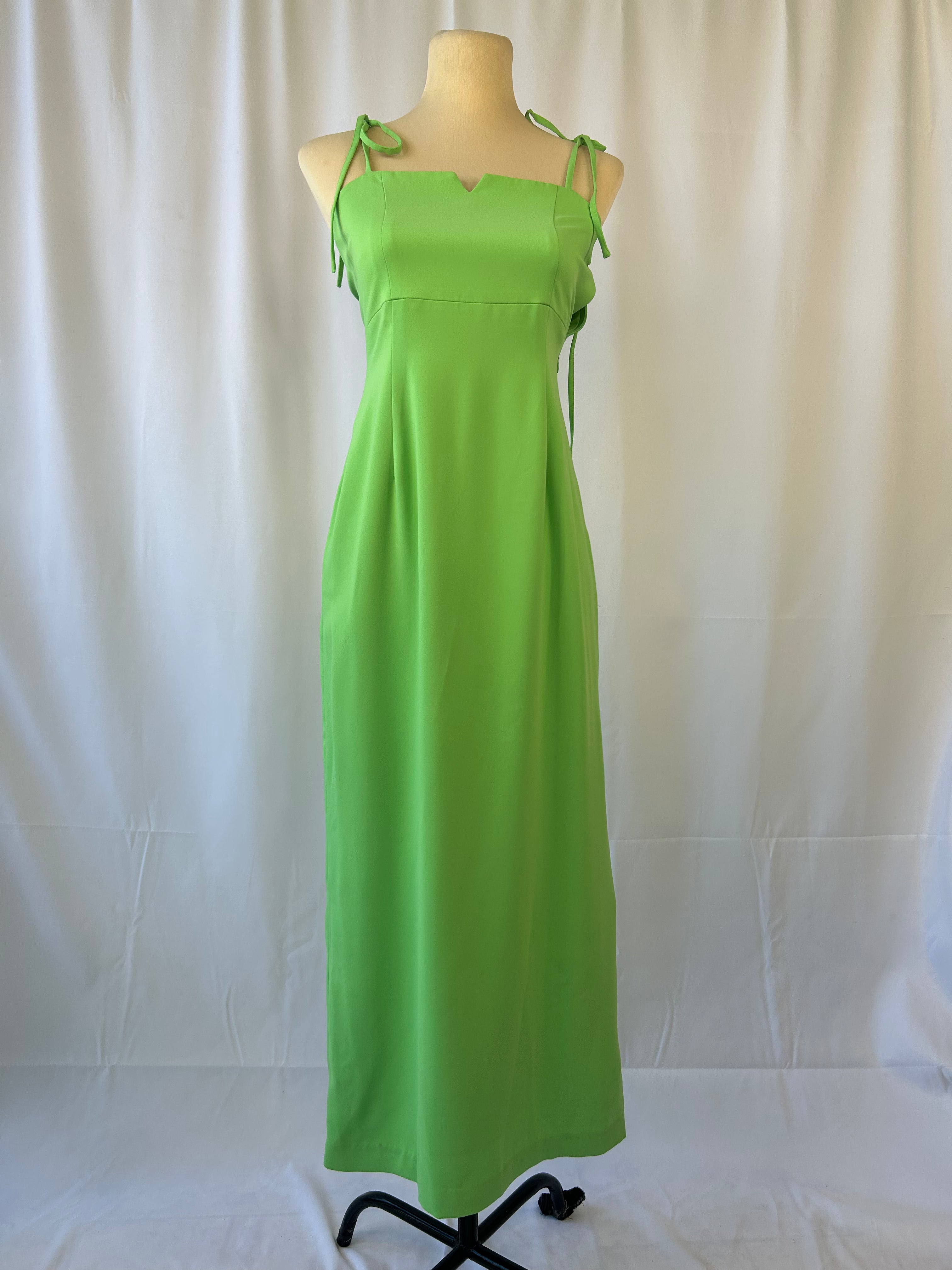 Tie-Shoulder Maxi Dress