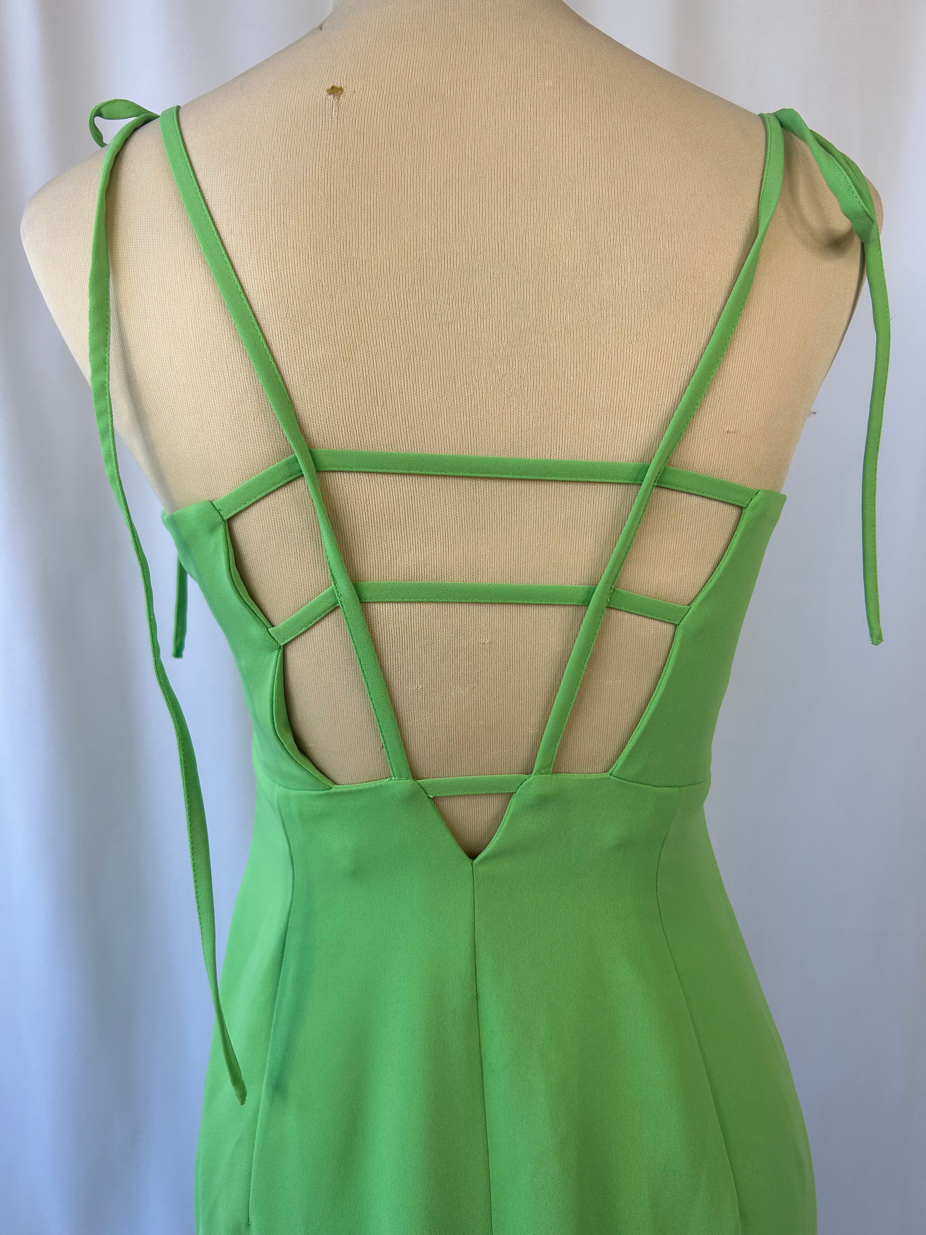 Tie-Shoulder Maxi Dress
