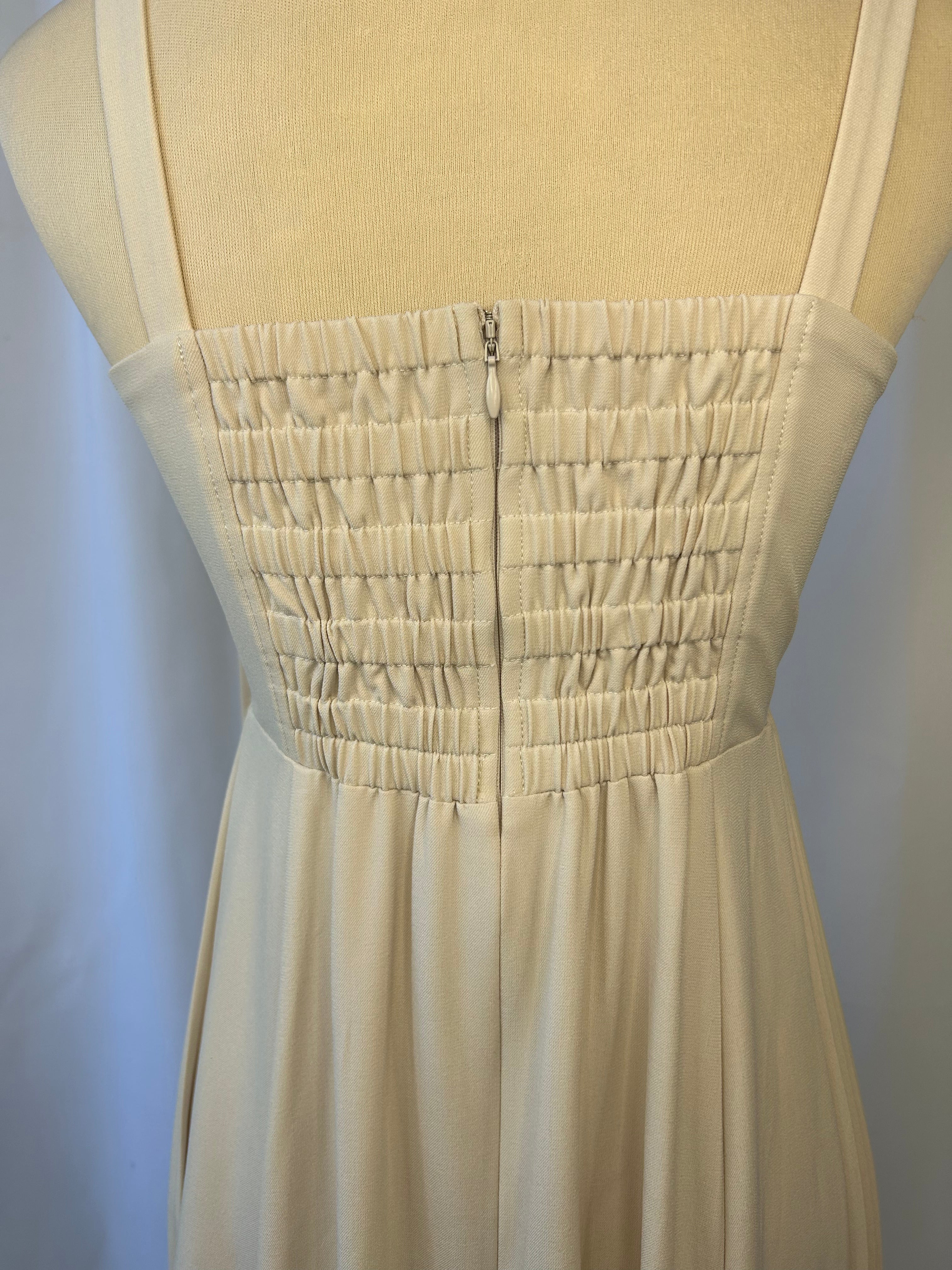 Sleeveless Pleated Maxi Dress