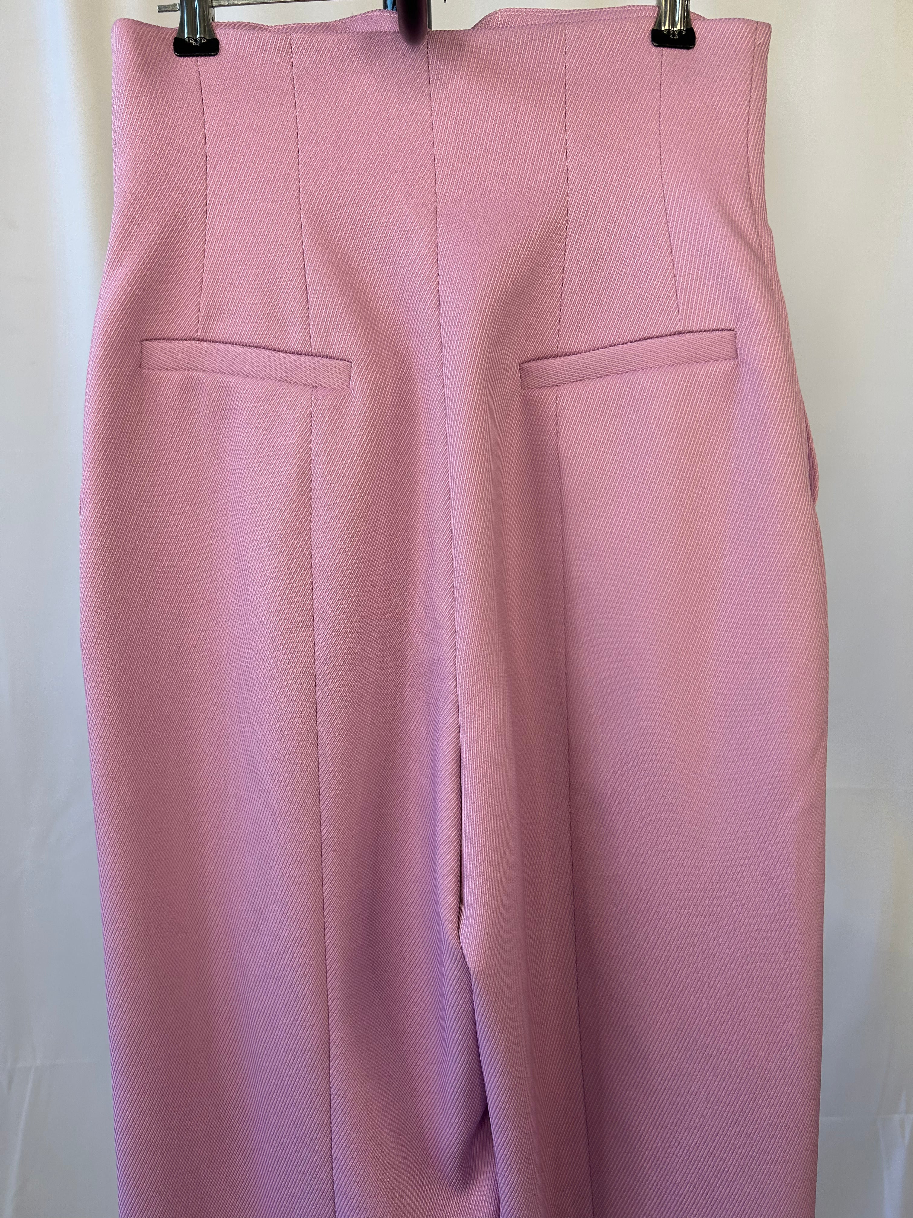 High-Waisted Wide-Leg Trousers