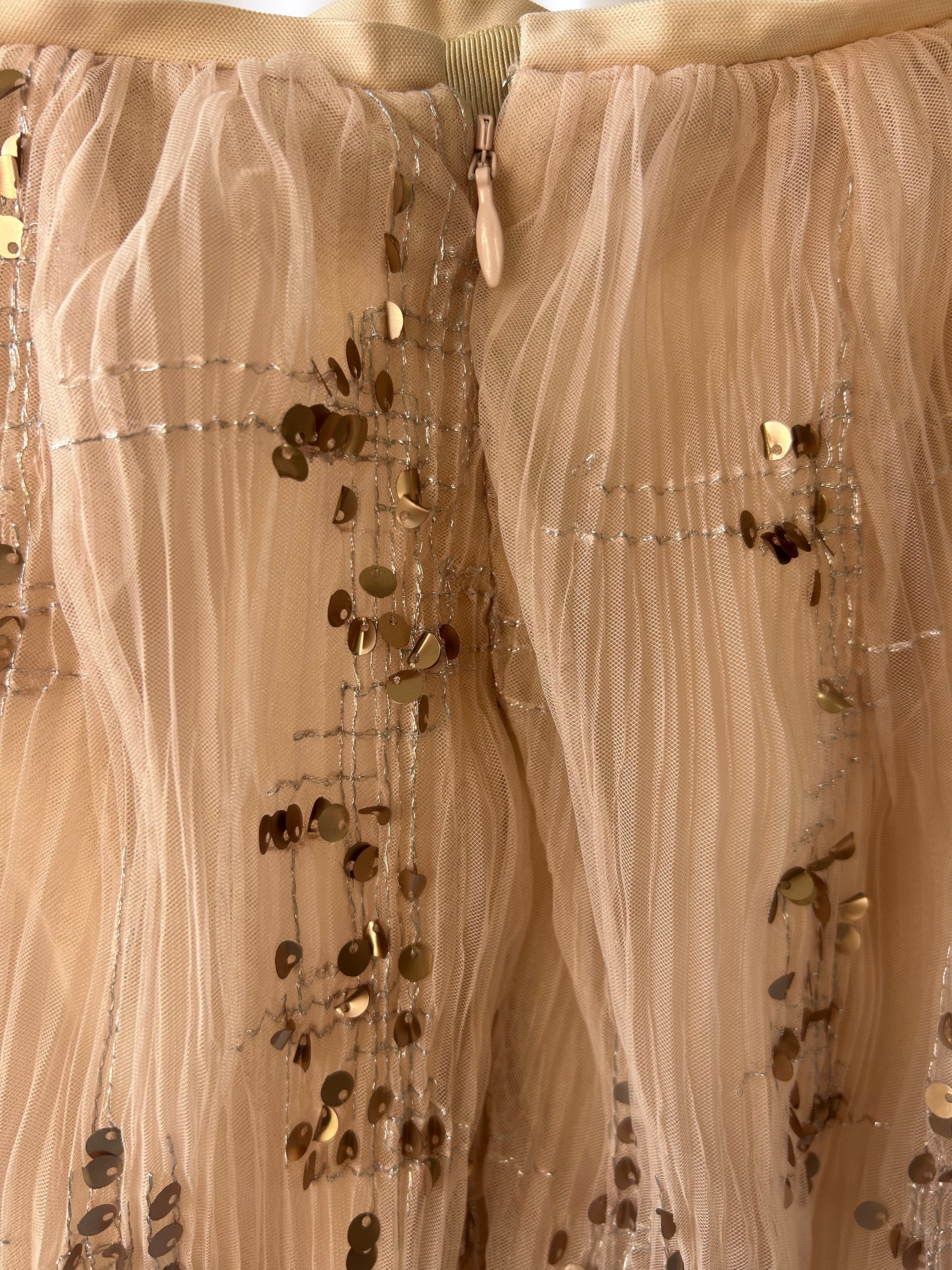 Embellished Tulle Skirt