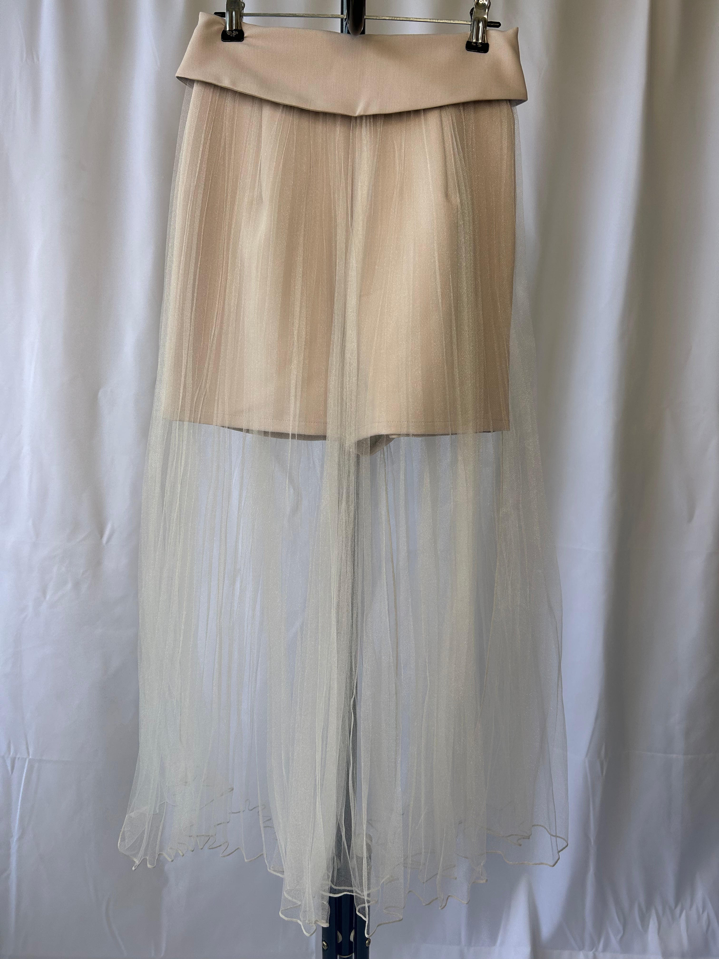 Layered Tulle Culottes Skirt