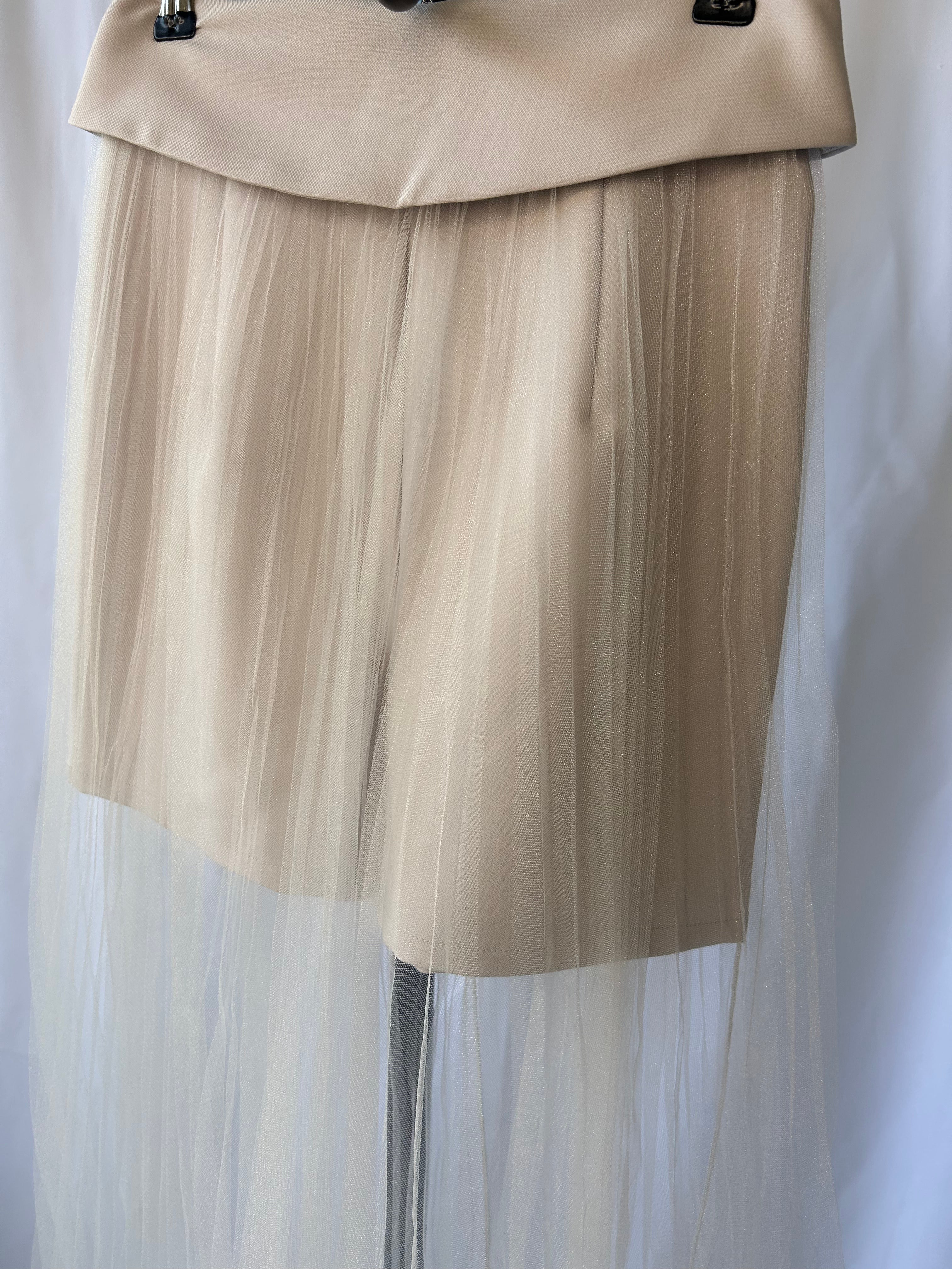 Layered Tulle Culottes Skirt