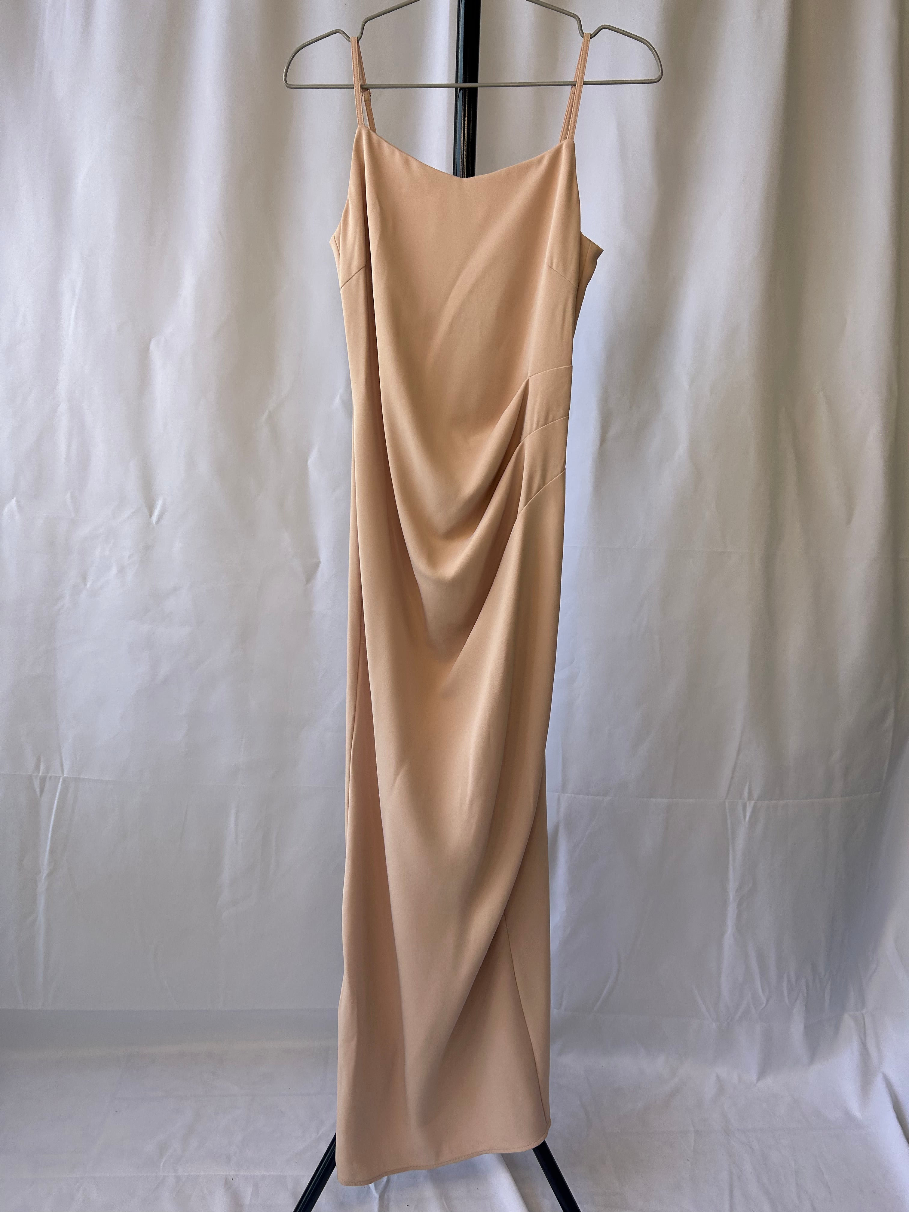 Draped Slip Dress