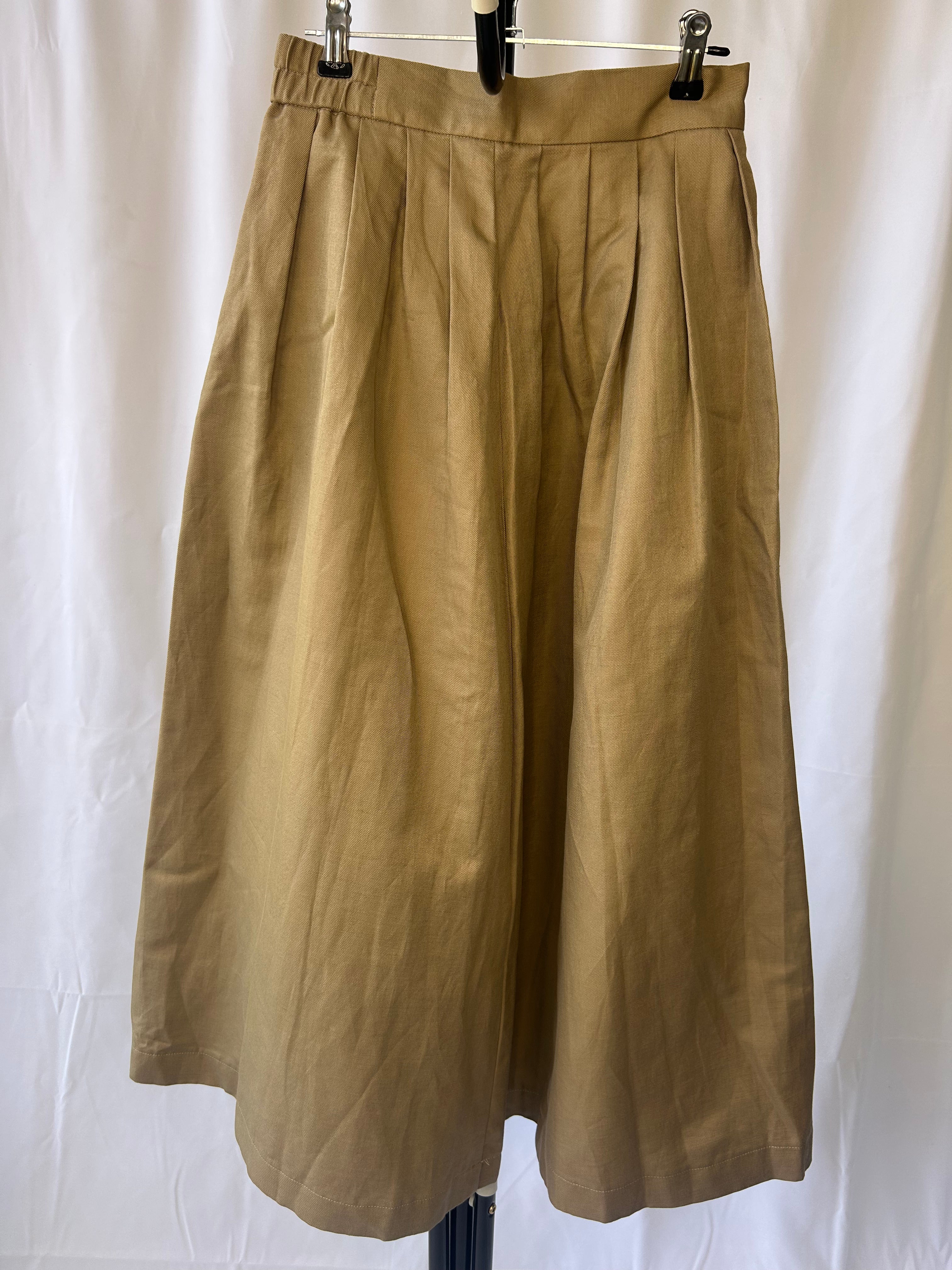 Pleated Midi Skirt